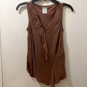 Odille Cupro sleeveless Copper color Shirt